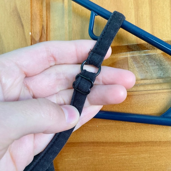 Girl’s size Large (10/12) Falls Creek black camisole with adjustable straps - Picture 3 of 7